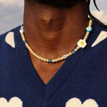 Laden Sie das Bild in den Galerie-Viewer, Daisy Blue Necklace | Akoyama