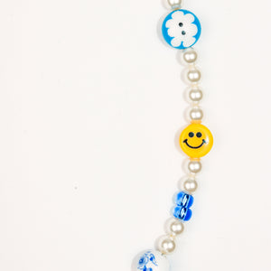 Daisy Blue Necklace | Akoyama